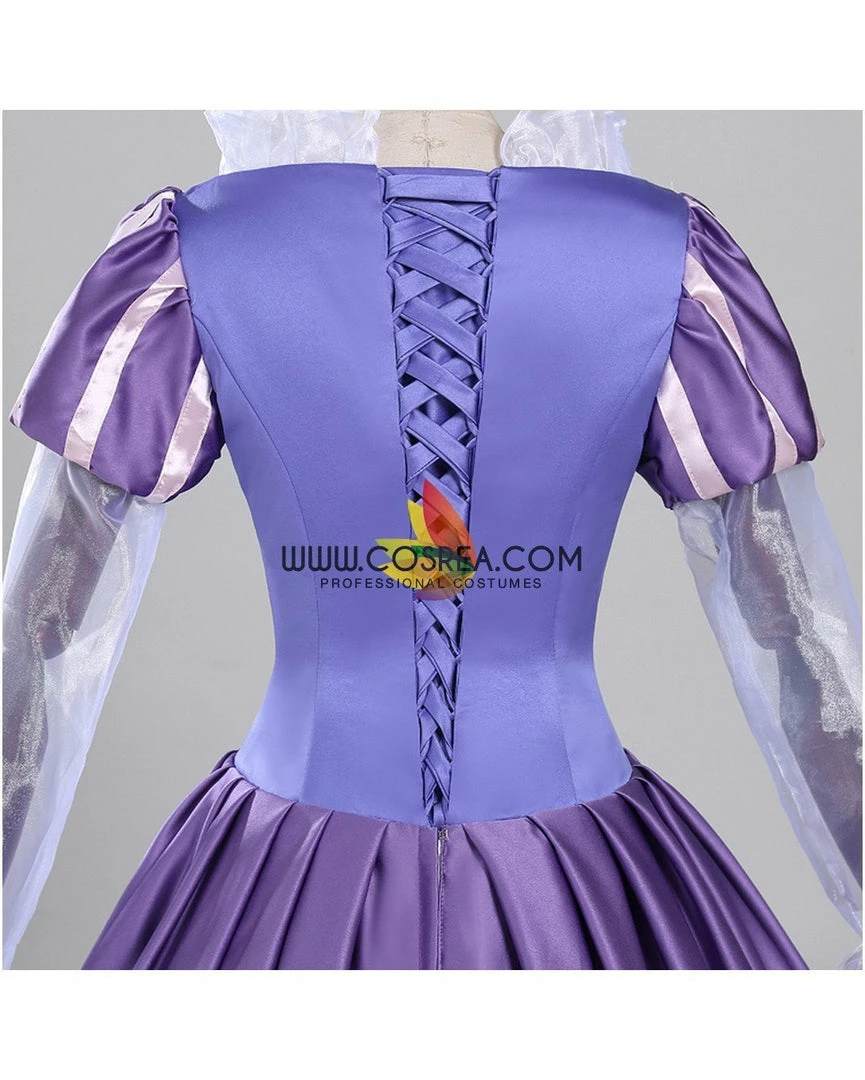 Cosrea Rapunzel Orchid Purple Satin Cosplay Costume Disney Inspired 12 Cosrea Rapunzel Orchid Purple Satin Cosplay Costume Disney Inspired