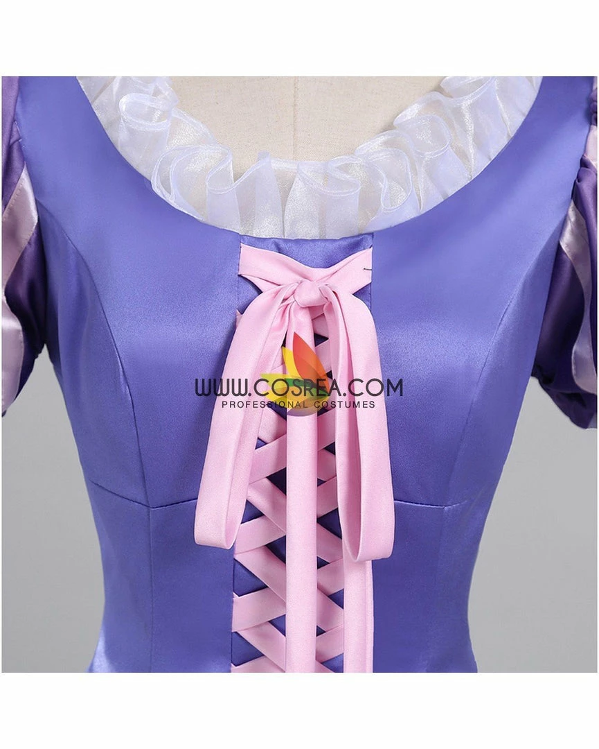 Cosrea Rapunzel Orchid Purple Satin Cosplay Costume Disney Inspired 9 Cosrea Rapunzel Orchid Purple Satin Cosplay Costume Disney Inspired