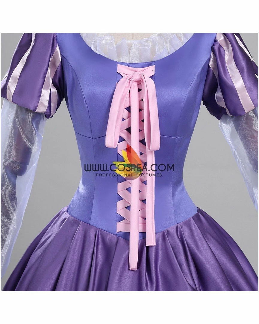 Cosrea Rapunzel Orchid Purple Satin Cosplay Costume Disney Inspired 10 Cosrea Rapunzel Orchid Purple Satin Cosplay Costume Disney Inspired