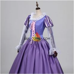 Cosrea Rapunzel Orchid Purple Satin Cosplay Costume Disney Inspired 19 Cosrea Rapunzel Orchid Purple Satin Cosplay Costume Disney Inspired