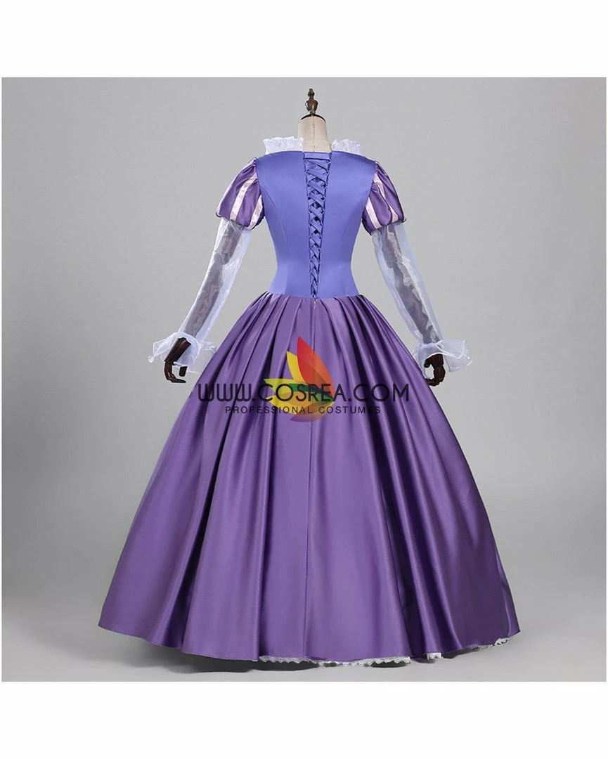 Cosrea Rapunzel Orchid Purple Satin Cosplay Costume Disney Inspired 7 Cosrea Rapunzel Orchid Purple Satin Cosplay Costume Disney Inspired