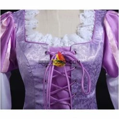 Cosrea Rapunzel Park Inspired Brocade Satin Cosplay Costume 17 Cosrea Rapunzel Park Inspired Brocade Satin Cosplay Costume