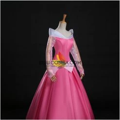 Cosrea Disney Inspired Sleeping Beauty Aurora Classic Pink Cosplay Costume