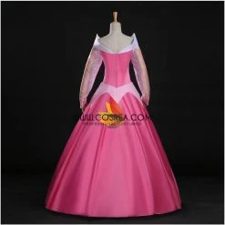 Cosrea Disney Inspired Sleeping Beauty Aurora Classic Pink Cosplay Costume