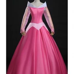 Cosrea Disney Inspired Sleeping Beauty Aurora Classic Pink Cosplay Costume