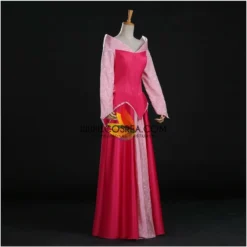 Cosrea Disney Inspired Sleeping Beauty Aurora Park Inspired Brocade Satin Cosplay Costume 13 Cosrea Disney Inspired Sleeping Beauty Aurora Park Inspired Brocade Satin Cosplay Costume