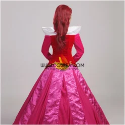 Cosrea Disney Inspired Sleeping Beauty Aurora Velvet Embroidered Cosplay Costume 12 Cosrea Disney Inspired Sleeping Beauty Aurora Velvet Embroidered Cosplay Costume