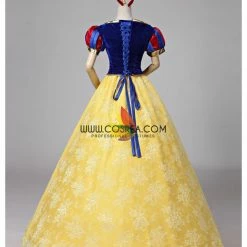 Cosrea Snow White Brocade Lace Cosplay Costume
