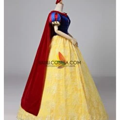 Cosrea Snow White Brocade Lace Cosplay Costume