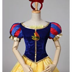 Cosrea Snow White Brocade Lace Cosplay Costume