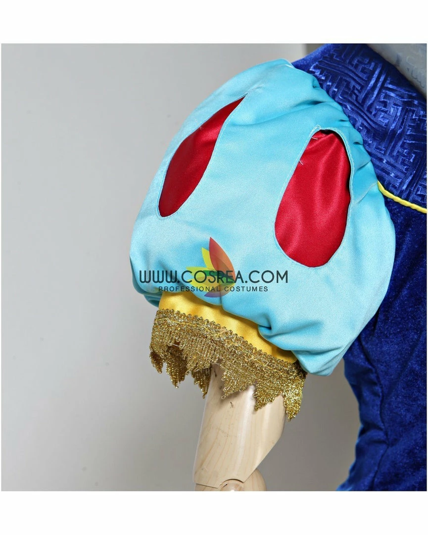 Cosrea Disney Inspired Snow White Brocade Satin Cosplay Costume 12 Cosrea Disney Inspired Snow White Brocade Satin Cosplay Costume