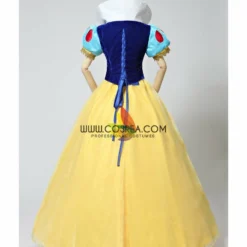 Cosrea Disney Inspired Snow White Brocade Satin Cosplay Costume 20 Cosrea Disney Inspired Snow White Brocade Satin Cosplay Costume