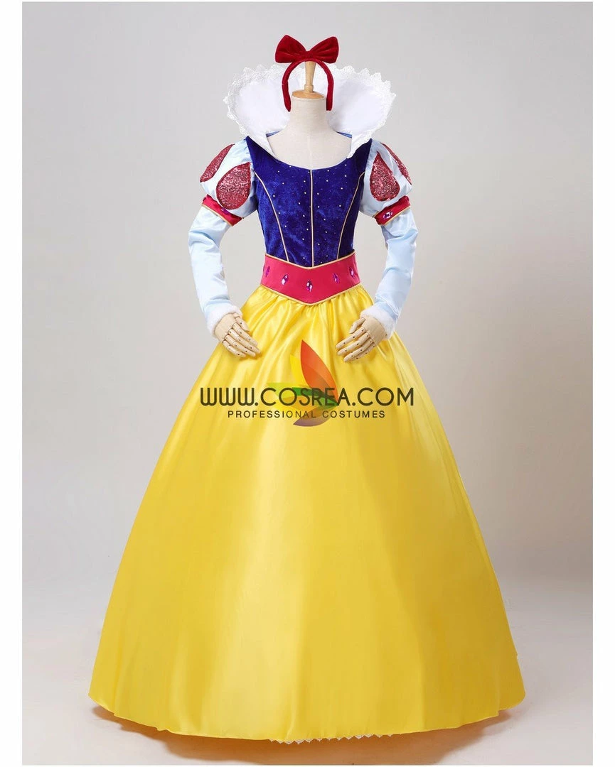 Cosrea Disney Inspired Snow White Custom Long Sleeve Cosplay Costume 8 Cosrea Disney Inspired Snow White Custom Long Sleeve Cosplay Costume