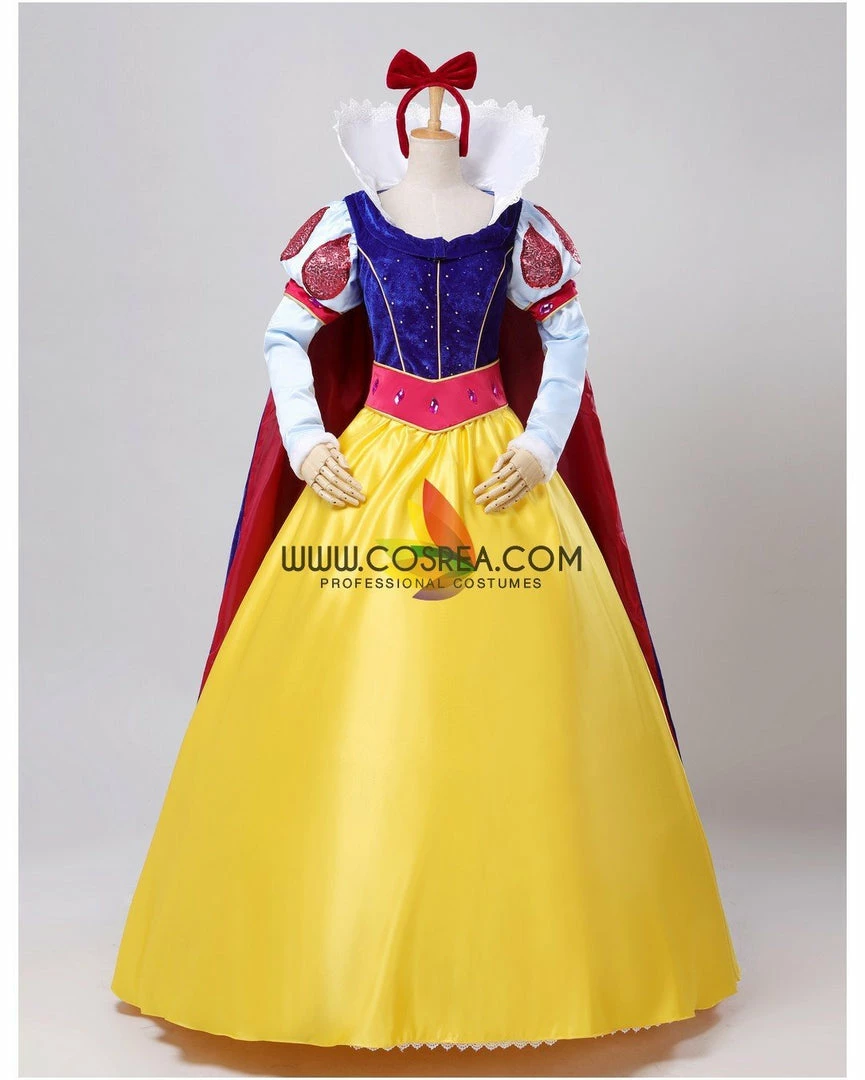 Cosrea Disney Inspired Snow White Custom Long Sleeve Cosplay Costume 4 Cosrea Disney Inspired Snow White Custom Long Sleeve Cosplay Costume