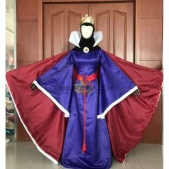 Cosrea Disney Inspired Snow White Evil Queen Brocade Satin Cosplay Costume