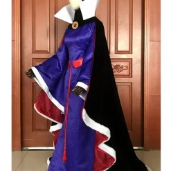 Cosrea Disney Inspired Snow White Evil Queen Brocade Satin Cosplay Costume