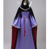 Cosrea Snow White Evil Queen Satin Cosplay Costume