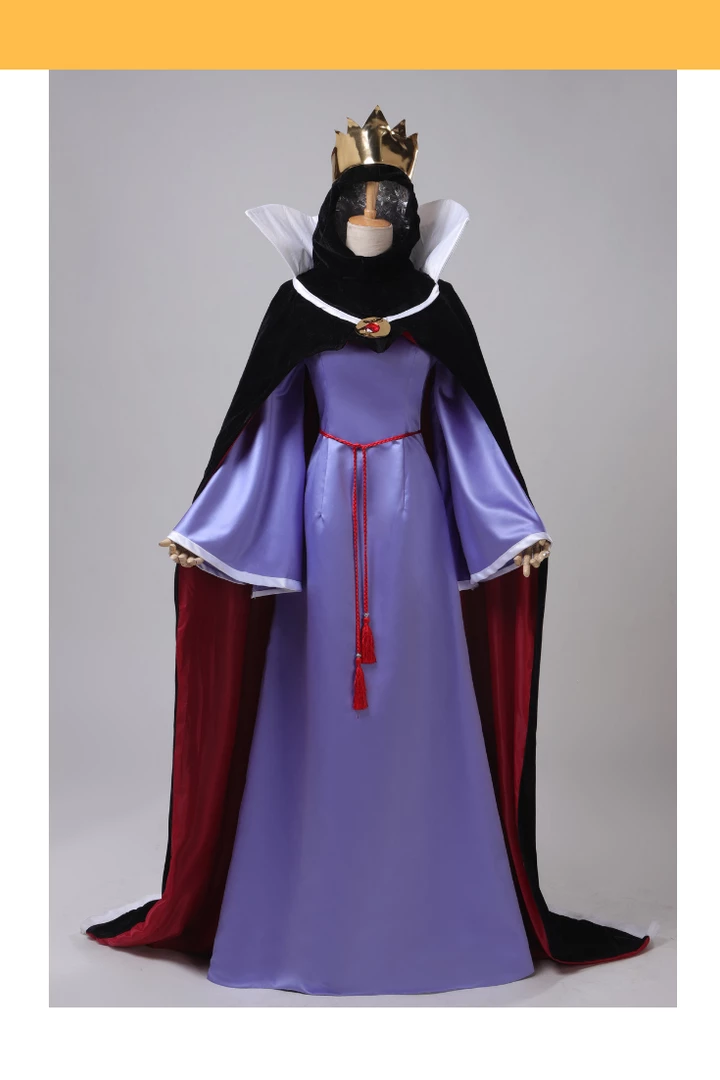 Cosrea Snow White Evil Queen Satin Cosplay Costume 3 Cosrea Snow White Evil Queen Satin Cosplay Costume