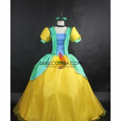 Cosrea Step Sister Drizella Gradient Satin Cosplay Costume Disney Inspired
