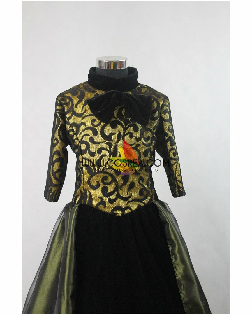 Cosrea Stepmother's Live Action Movie Dress Set With Custom Embroidered Floral Accents 9 Cosrea Stepmother's Live Action Movie Dress Set With Custom Embroidered Floral Accents