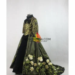 Cosrea Stepmother's Live Action Movie Dress Set With Custom Embroidered Floral Accents