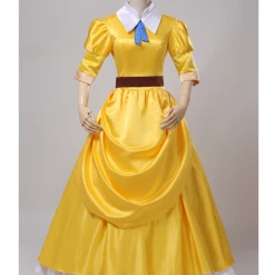 Cosrea Disney Inspired Tarzan Jane Porter Satin Cosplay Costume