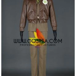 Cosrea Cosplay Costumes Hetalia USA PU Leather Cosplay Costume