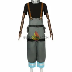 Cosrea Cosplay Costumes Fire Force 8th Company Male Uniform Cosplay Costume