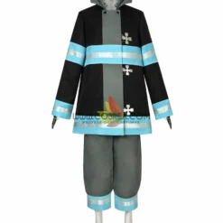 Cosrea Cosplay Costumes Fire Force 8th Company Male Uniform Cosplay Costume