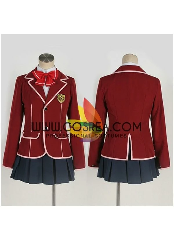 Cosrea Guilty Crown Tennoz High Female Uniform Cosplay Costume 4 Cosrea Guilty Crown Tennoz High Female Uniform Cosplay Costume