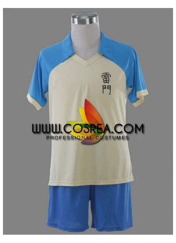 Cosrea Inazuma Eleven Raimon High School Summer Uniform Cosplay Costume 4 Cosrea Inazuma Eleven Raimon High School Summer Uniform Cosplay Costume
