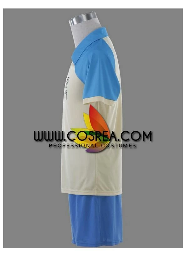 Cosrea Inazuma Eleven Raimon High School Summer Uniform Cosplay Costume 6 Cosrea Inazuma Eleven Raimon High School Summer Uniform Cosplay Costume