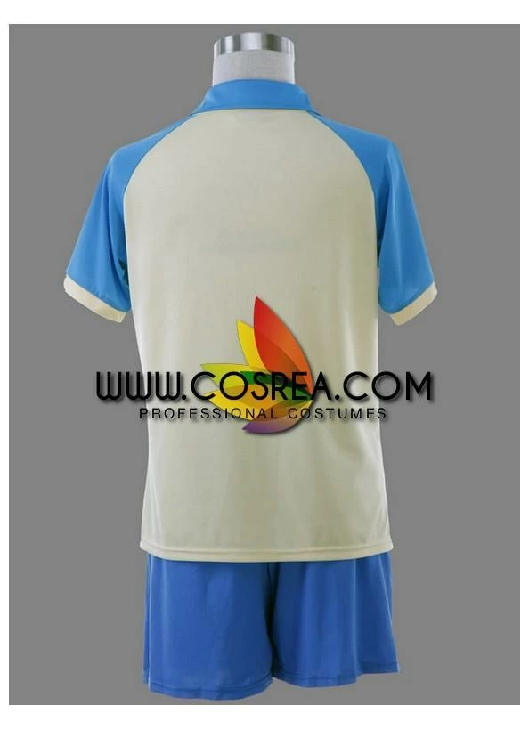Cosrea Inazuma Eleven Raimon High School Summer Uniform Cosplay Costume 7 Cosrea Inazuma Eleven Raimon High School Summer Uniform Cosplay Costume