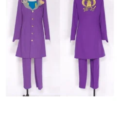 Cosrea JoJo's Bizarre Adventure Josuke Higashikata Purple Cosplay Costume Cosplay Costumes