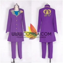 Cosrea JoJo's Bizarre Adventure Josuke Higashikata Purple Cosplay Costume Cosplay Costumes