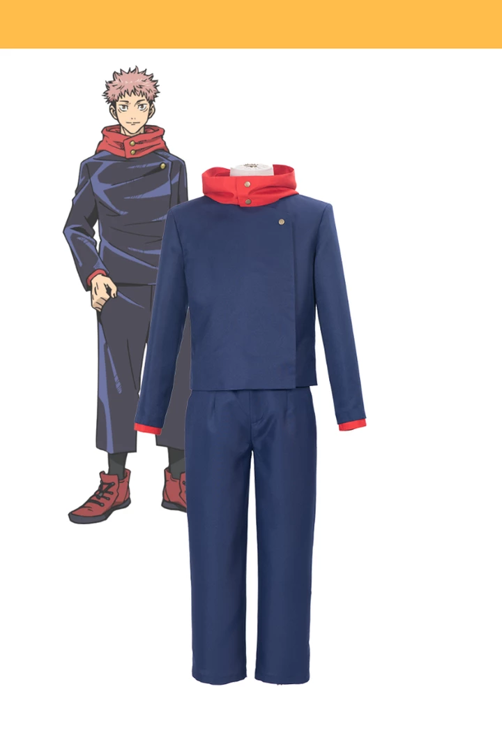 Cosrea Cosplay Costumes Jujutsu Kaisen Yuji Itadori Navy Blue Version Cosplay Costume 3 Cosrea Cosplay Costumes Jujutsu Kaisen Yuji Itadori Navy Blue Version Cosplay Costume