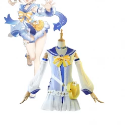 Cosrea Cosplay Costumes Barbara Summer Swimsuit Genshin Impact Standard Size Only Cosplay Costume