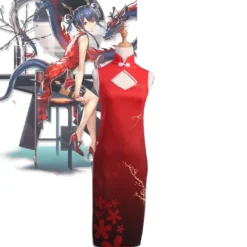Cosrea Cosplay Costumes Chen New Years Qipao Dress Arknights Cosplay Costume