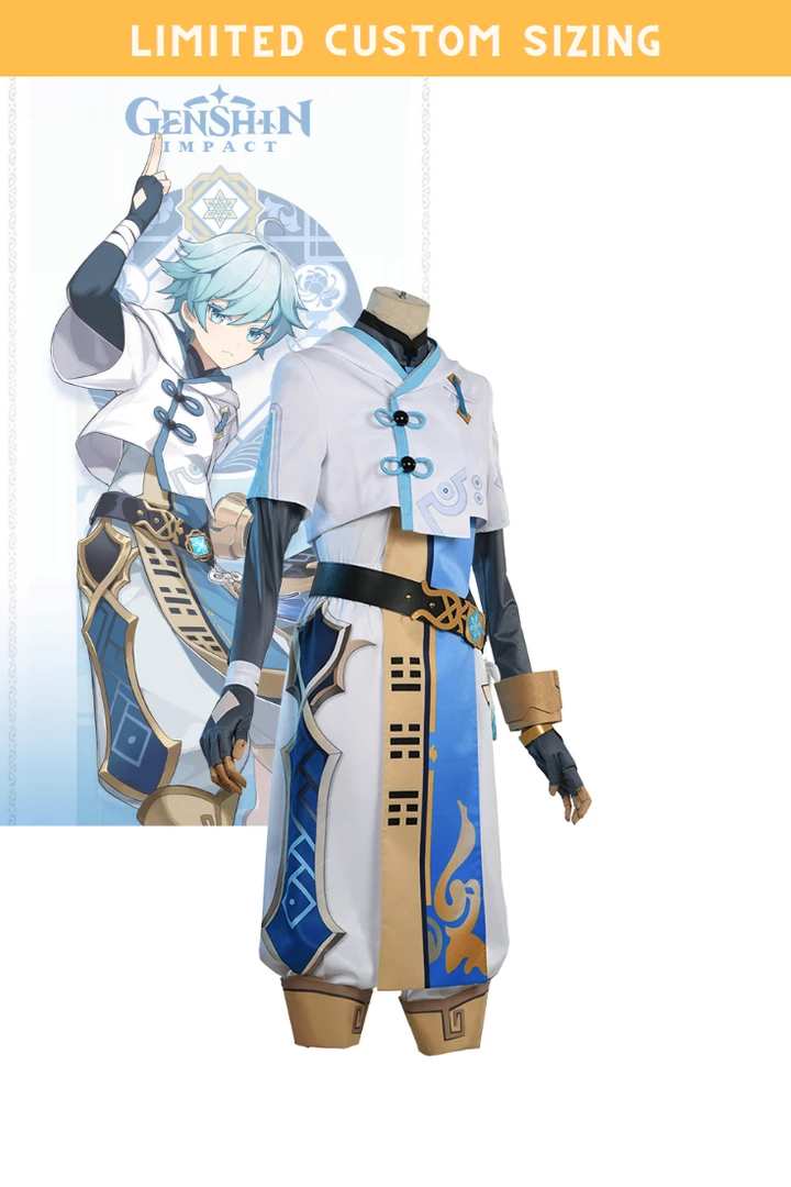 Cosrea Cosplay Costumes Chongyun Genshin Impact Limited Custom Sizing Cosplay Costume 3 Cosrea Cosplay Costumes Chongyun Genshin Impact Limited Custom Sizing Cosplay Costume