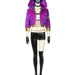 Cosrea League Of Legends KDA Akali Complete Cosplay Costume