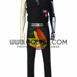 Cosrea Cosplay Costumes Cyberpunk 2077 Jonny Silverhand PU Leather Cosplay Costume
