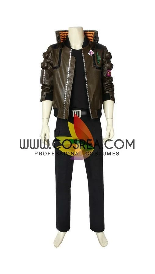 Cosrea Cyberpunk 2077 Male PU Leather Cosplay Costume 4 Cosrea Cyberpunk 2077 Male PU Leather Cosplay Costume