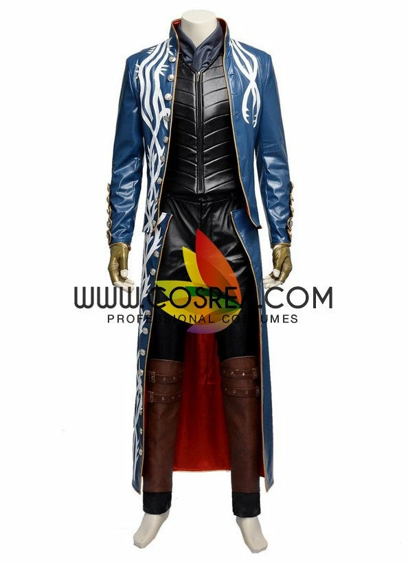 Cosrea Devil May Cry 3 Vergil Cosplay Costume 4 Cosrea Devil May Cry 3 Vergil Cosplay Costume