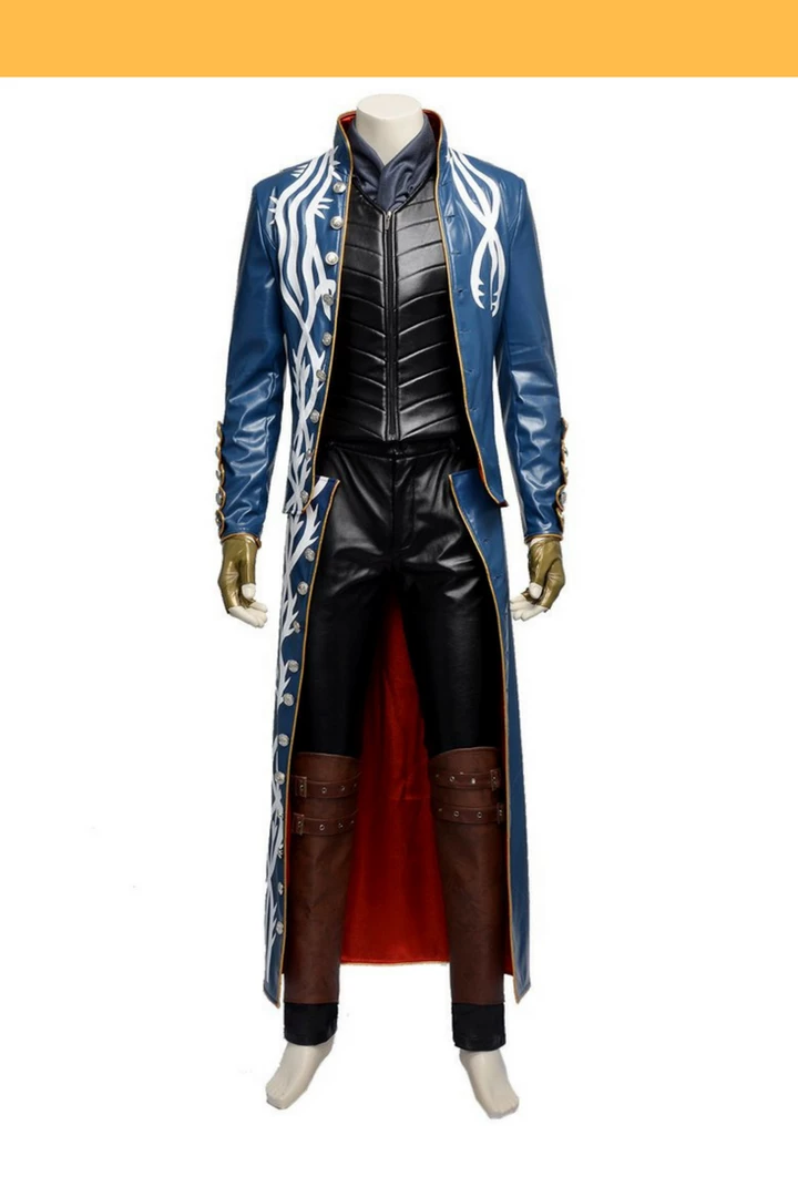 Cosrea Devil May Cry 3 Vergil Cosplay Costume 3 Cosrea Devil May Cry 3 Vergil Cosplay Costume