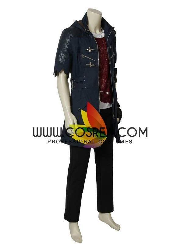 Cosrea Cosplay Costumes Devil May Cry 5 Nero Dark Navy Cosplay Costume 5 Cosrea Cosplay Costumes Devil May Cry 5 Nero Dark Navy Cosplay Costume