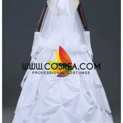 Cosrea Cosplay Costumes Fate Night Saber Anniversary Wedding Cosplay Costume