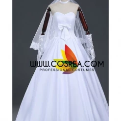 Cosrea Cosplay Costumes Fate Night Saber Anniversary Wedding Cosplay Costume