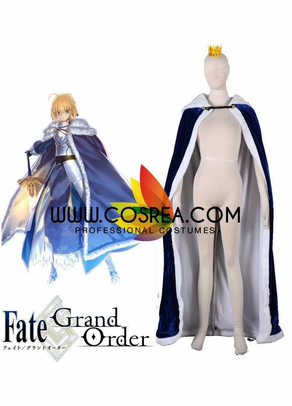 Cosrea Fate Night Saber Cloak Cosplay Costume 4 Cosrea Fate Night Saber Cloak Cosplay Costume
