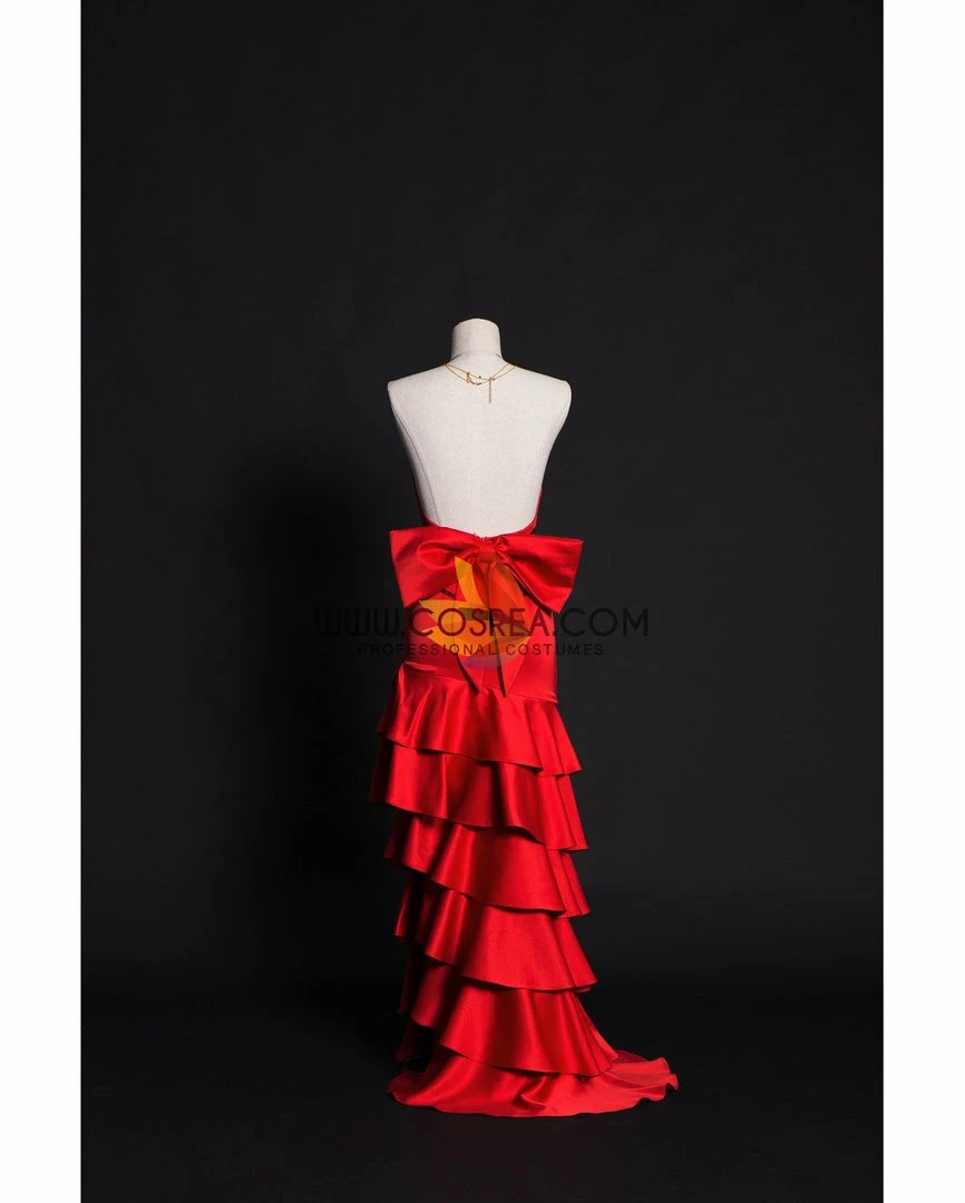 Cosrea Cosplay Costumes Final Fantasy 7 Remake Aerith HoneyBee Red Dress Cosplay Costume 9 Cosrea Cosplay Costumes Final Fantasy 7 Remake Aerith HoneyBee Red Dress Cosplay Costume