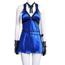 Cosrea Final Fantasy 7 Remake Tifa HoneyBee Blue Dress Cosplay Costume